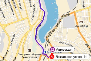 Карта автовокзал